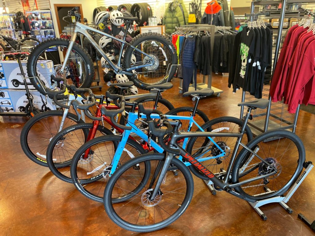 Gravel bikes at Mountain Man Sports Toledo